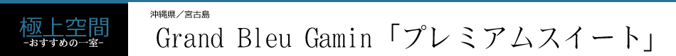 Grand Bleu Gamin「プレミアムスイート」
