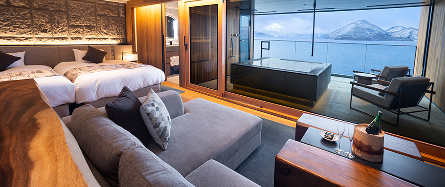 露天&展望風呂付き客室のある宿 -北海道-