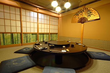 数寄屋造りの個室