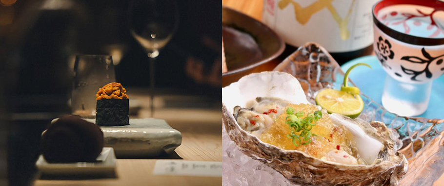 端正な握りと酒に興じる贅沢な時間